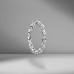 East-West Set Marquise Eternity Band .10