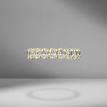 Oval Cut Eternity Band .20