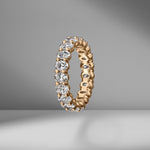 Oval Cut Eternity Band .20