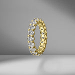Oval Cut Eternity Band .20