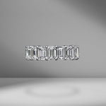 Emerald Cut Eternity Band .50
