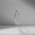 Pear Shape Eternity Band .10