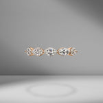 East-West Set Marquise Eternity Band .25