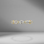 East-West Set Marquise Eternity Band .25