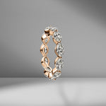 East-West Set Marquise Eternity Band .25