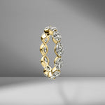 East-West Set Marquise Eternity Band .25