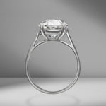 Antique Cushion Cut Solitaire Engagement Ring