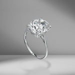 Antique Cushion Cut Solitaire Engagement Ring