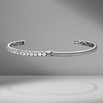 Halfway Diamond Bangle