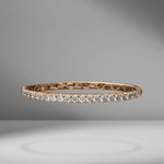 Halfway Diamond Bangle