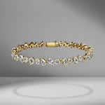 Large Multi-Shape Diamond Bracelet