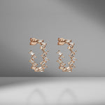 Zig Zag Emerald Cut Hoops
