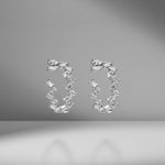 Zig Zag Emerald Cut Hoops