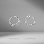 Large Multi-Shape Open Hoop Earrings