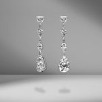 Multi-Shape Diamond Drop Earrings