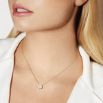 Emerald Cut & Diamond Pavé Pendant