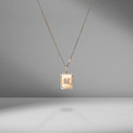 Mini Initial Nameplate Necklace