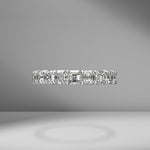 Asscher Cut Eternity Band .30
