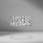Multi-Shape Cluster Eternity Band