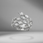 Marquise Spiral Ring