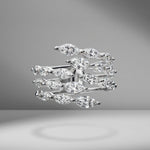Marquise Spiral Ring