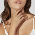 Emerald Cut Eternity Band .30