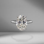 Oval Cut Solitaire Engagement Ring