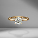Round Brilliant Cut Solitaire Engagement Ring