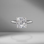Cushion Cut Solitaire Engagement Ring