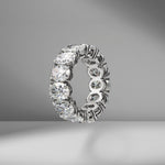 Oval Cut Eternity Band .90
