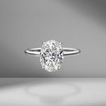 Oval Cut Solitaire Engagement Ring