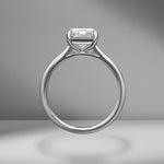 Emerald Cut Solitaire Engagement Ring