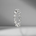 East-West Set Marquise Eternity Band .25