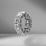 Asscher Cut Eternity Band 1.50