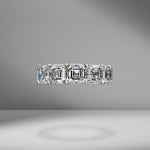 Asscher Cut Eternity Band 1.50