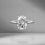 Oval Cut Solitaire Engagement Ring