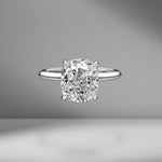 Cushion Cut Solitaire Engagement Ring