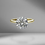 Round Brilliant Cut Solitaire Engagement Ring