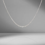 Medium Graduated Tennis Necklace
