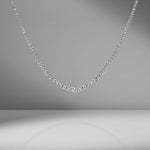 Large Graduated Diamond Necklace