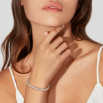 White Gold Tennis Bracelet by Material Good - 10.00 Carats - Material Good