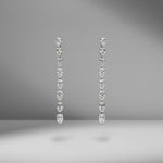 Diamond Pear Drop Earrings