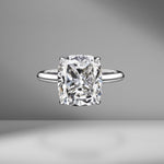 Cushion Cut Solitaire Engagement Ring