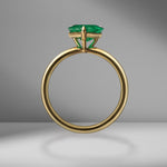 Pear Shape Emerald Ring