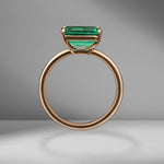 Emerald East-West Ring