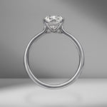 Cushion Cut Solitaire Engagement Ring