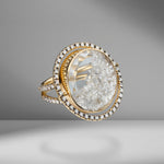 Moveable Diamond Shaker Ring