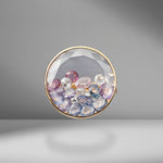 Pink & Purple Sapphire Shaker Ring