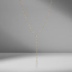 Mixed Diamond Drop Necklace