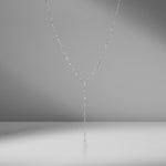 Mixed Diamond Drop Necklace